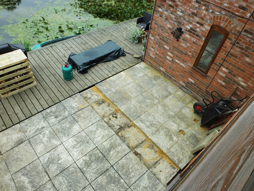 Part Relaid Patio