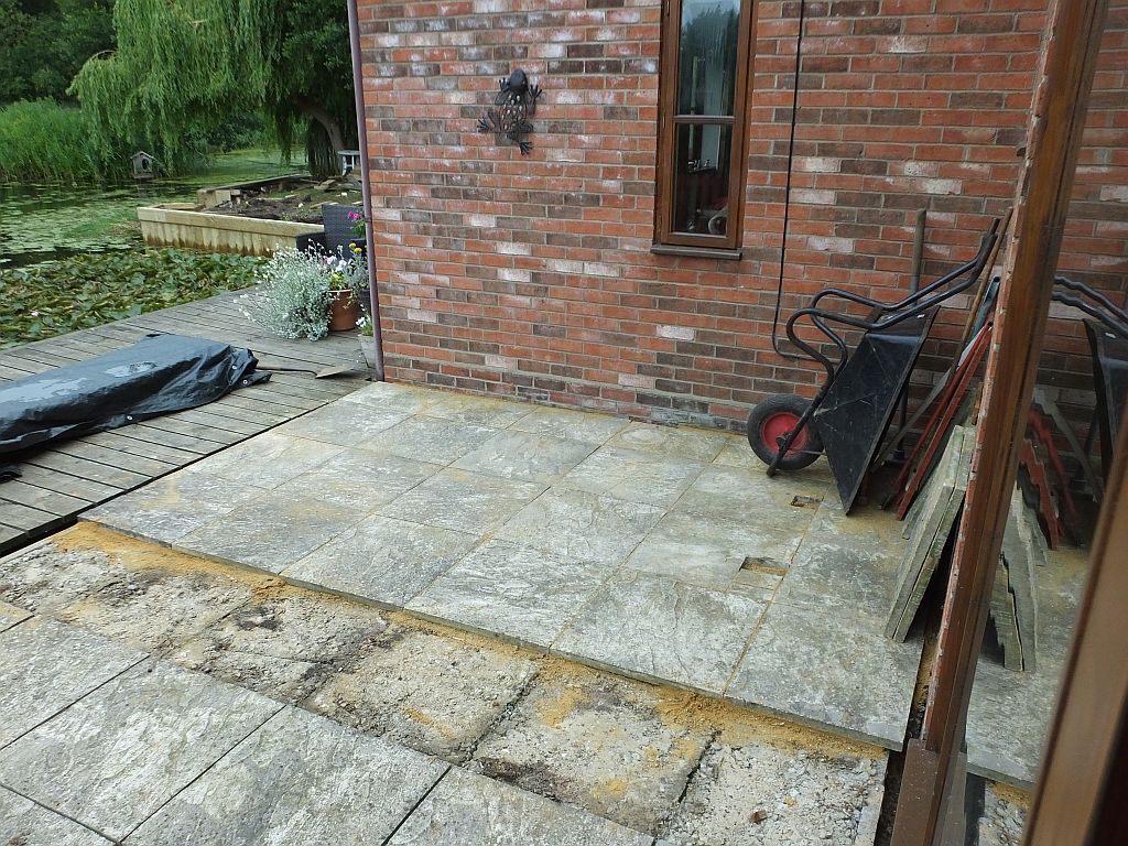 Part Relaid Patio