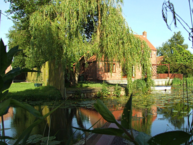 Ruston House from the
	Duck House